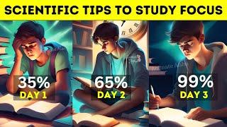 TOP Secret Tips to Study Focus| Scientific Study Tips #topperstudytips