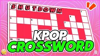 KPOP CROSSWORD #1 - MULTI-FANDOM | KPOP CROSSWORD GAMES