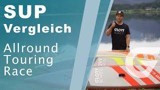 Stand up Paddle Board Typen im Vergleich / Allround Touring Race iSUP