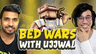Bedwars with UJJWAL ️ | TG Network Highlight @GamerFleet
