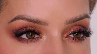 Warm Copper Eyeshadow Tutorial For All Eye Shapes - Easy Steps! | Shonagh Scott