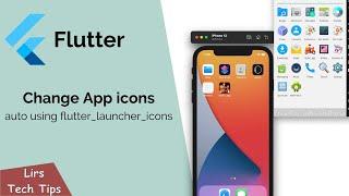 Flutter: Change App Icons (using library flutter_launcher_icons)