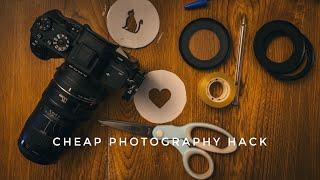 Custom shape bokeh/ cheap photography hack