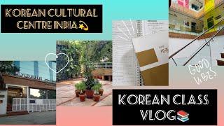 Korean classes in India vlog || ind-korea || Korean Cultural Centre India 