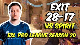 CS2 POV | MIBR exit (28/17) vs Spirit (Anubis) @ ESL Pro League Season 20