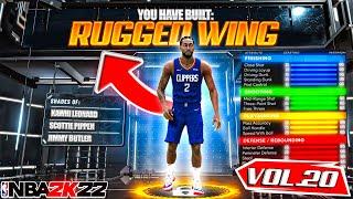 BEST RUGGED WING BUILD ON NBA 2K22! RARE BUILD SERIES VOL. 20