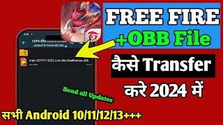 How to Share Free Fire Max Obb file || Free Fire share kaise kare dusre phone me