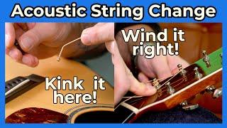 How To Change Acoustic Guitar Strings for Beginners. The BEST Way! It's EASY!