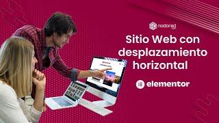 Elementor | Crea un sitio Web de desplazamiento horizontal