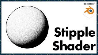 Stippled Shading in Blender // NPR Shaders Ep 1