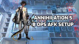 [Arknights] Frozen Abandoned City - 8 ops AFK 400 kills setup