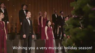 Frohe Feiertage  / Season's greetings:  Der Kammerchor des Collegium Musicum spielt "Silver Bells“