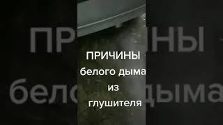 причины белого дыма из глушителя