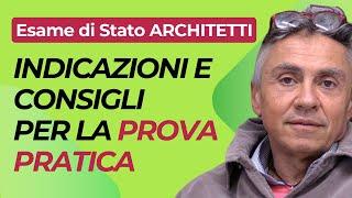 Prova pratica Esame di Stato Architetti 2024: consigli