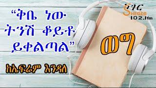 Weg ወግ - “ቅቤ ነው ትንሽ ቆይቶ ይቀልጣል” Ephrem Endale ከኤፍሬም እንዳለ  በዮሴፍ ዳርዮስ