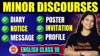 Minor discourses| English | Class 10 SSC 2024 | Sunaina Ma'am