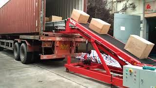 Carton Loading Conveyor for 20'ft container