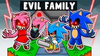 Having an EVIL SONIC FAMILY in Roblox!