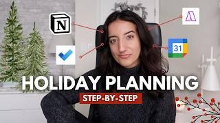 HOLIDAY PLANNER SET UP (step-by-step, stress-free holidays) | Notion, Akiflow, etc.