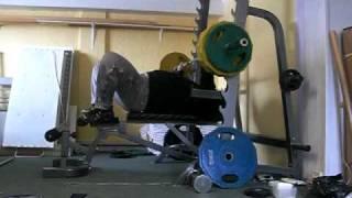 Bench press 130kg x 2 (2RM PR)