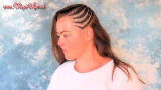 Mara's marvelous sidecut #cornrows - Ideale Frisur für heiße Tage! Knotenlose #Cornrows