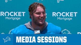 Detroit Lions players meet with the media | June 11, 2024
