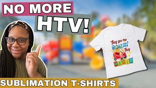 Sublimation T-Shirts | Sublimation for Beginners | Use an Etsy Design for Sublimation