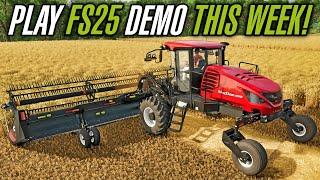 Farm Sim News - How To Play FS25 Demo This Week! | Farming Simulator 25