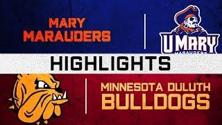 HIGHLIGHTS: UMD, 7. UMary, 3. / UMD, 8. UMary, 7.