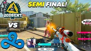 SEMI FINAL! - Cloud9 vs GODSENT - HIGHLIGHTS - BetBoom Playlist Urbanistic 2023 | CSGO