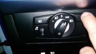 BMW X6 (БМВ Х6): Как включить противотуманные фары