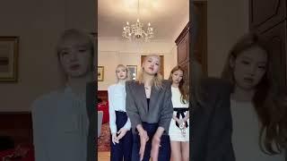 Blackpink girls trying tik tok trend || Lazy lisa  #shorts #kpop #blackpink #lisa #ytshorts