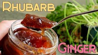 Using up Rhubarb: Fiery Rhubarb and Ginger Jam