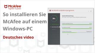 So installieren Sie McAfee auf einem Windows-PC