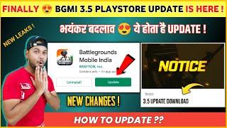 OMG  Bgmi 3.5 Play Store Update Here | Bgmi New Update | How to Update Bgmi 3.5 | 3.5 Update