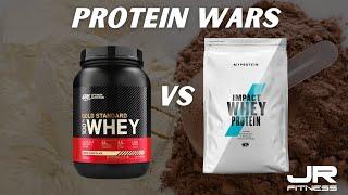 Whey Protein Comparison: Optimum Nutrition Gold Standard Vs MyProtein Impact Whey