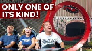 Riding Mission Ferrari at Ferrari World! First Time POV Reaction Dynamic Attractions SFX Coaster