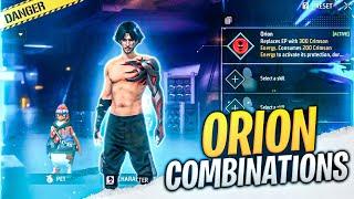 Orion Character Best Combinations In 2024 | Br Rank & Cs Rank Best Character Combination