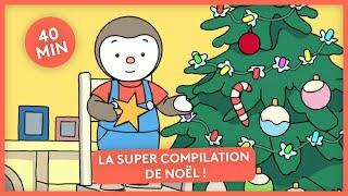 T'choupi  La super compilation de Noël  40 minutes - Dessin animé pour enfants