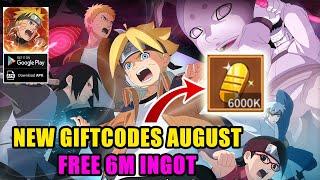 Nindo Fire Will New Giftcodes August - Free 6M Ingot Naruto RPG Free All