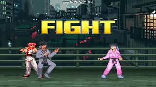 MUGEN Kung Fu Man & Kung Fu Girl VS Mako Mayama