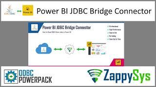 Power BI JDBC Connector - Read/Write JDBC Bridge data in Power BI