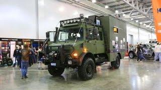 Unimog U4000 Expedition Vehicle 4x4 - Offroad camper truck Walkaround - Moscow Tuning Show 2014