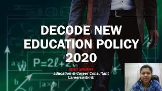 Decode New education Policy for School education