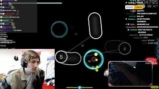 xQc Reacts to The #1 Osu! Player Full Combos INSANE Map