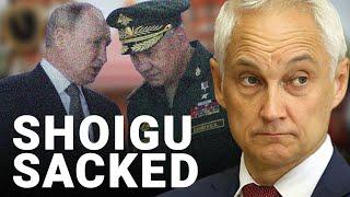 Close Putin ally Shoigu fired as war costs could 'undo the Russian war effort' | Prof. Scott Lucas