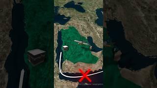 Land and Sea Routes for Hajj #pakistan #facts #maps #youtubeshorts #india