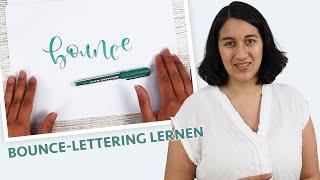 Bounce Lettering - Handlettering Technik für Fortgeschrittene