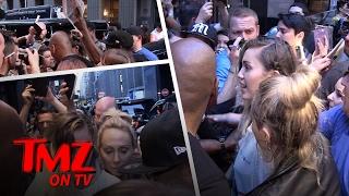 Miley Cyrus Gets Swarmed By Fans | TMZ TV