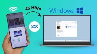 Google nearby share in Windows || Share files Android to windows wirelessly @ 45 MB/s
